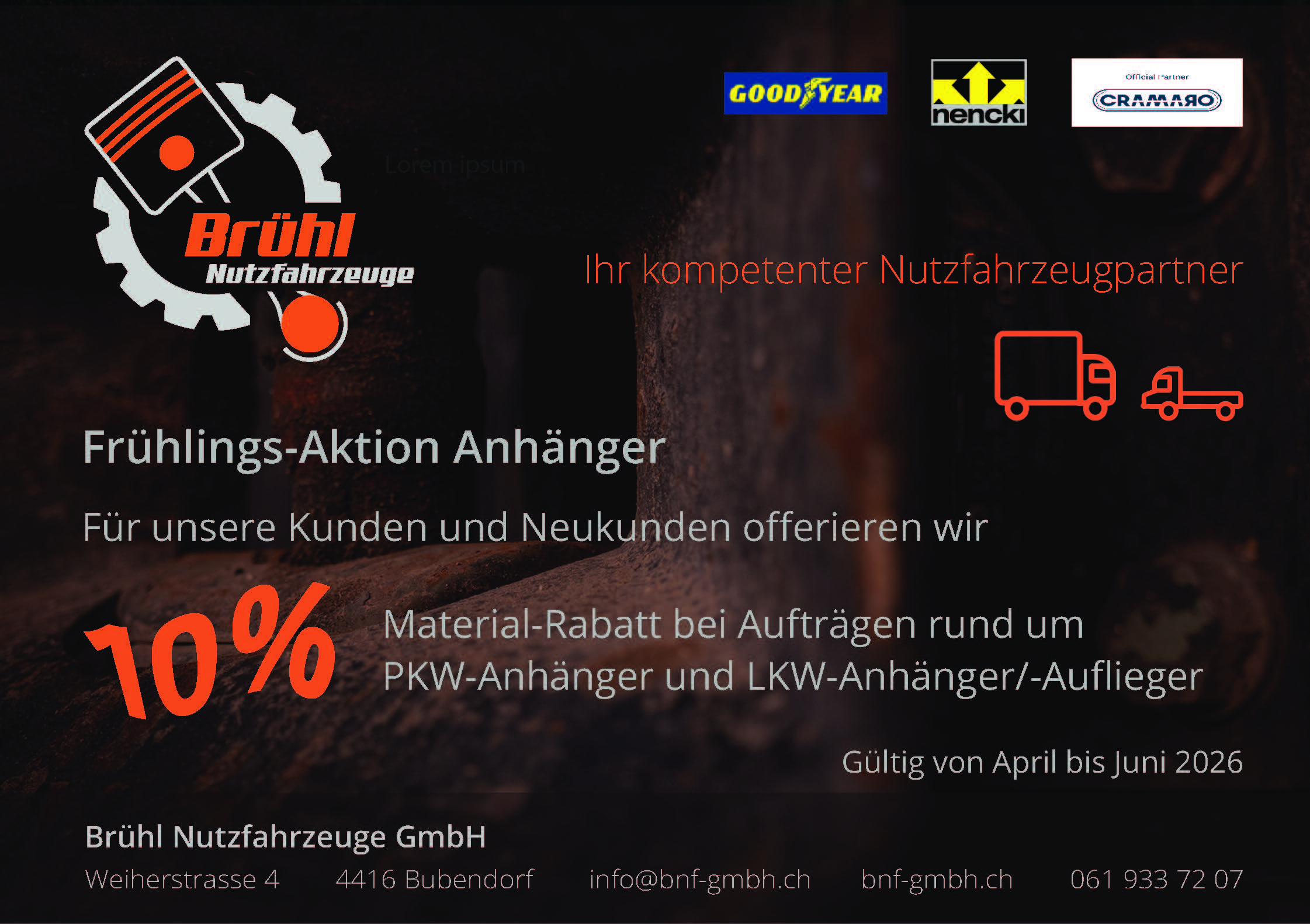 Flyer Frühlingsaktion